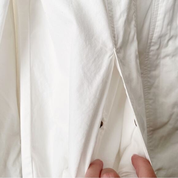 Anthropologie | Betsy Anorak Jacket Full Zip Pockets Sporty Athleisure White XS - Picture 6 of 12